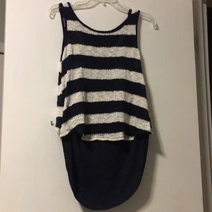 BCX Striped Tank Top